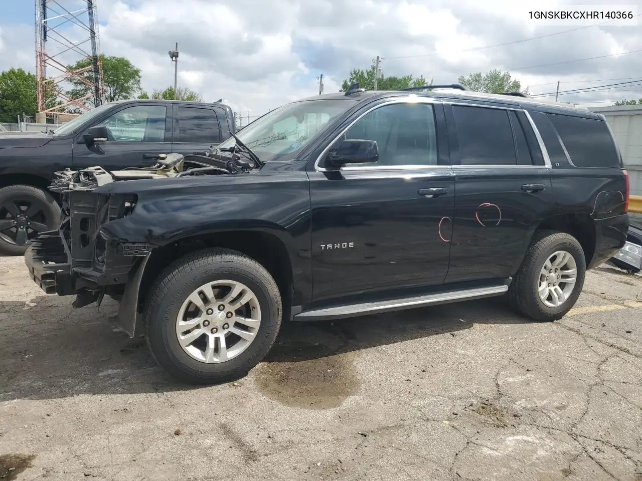 2017 Chevrolet Tahoe K1500 Lt VIN: 1GNSKBKCXHR140366 Lot: 56527295