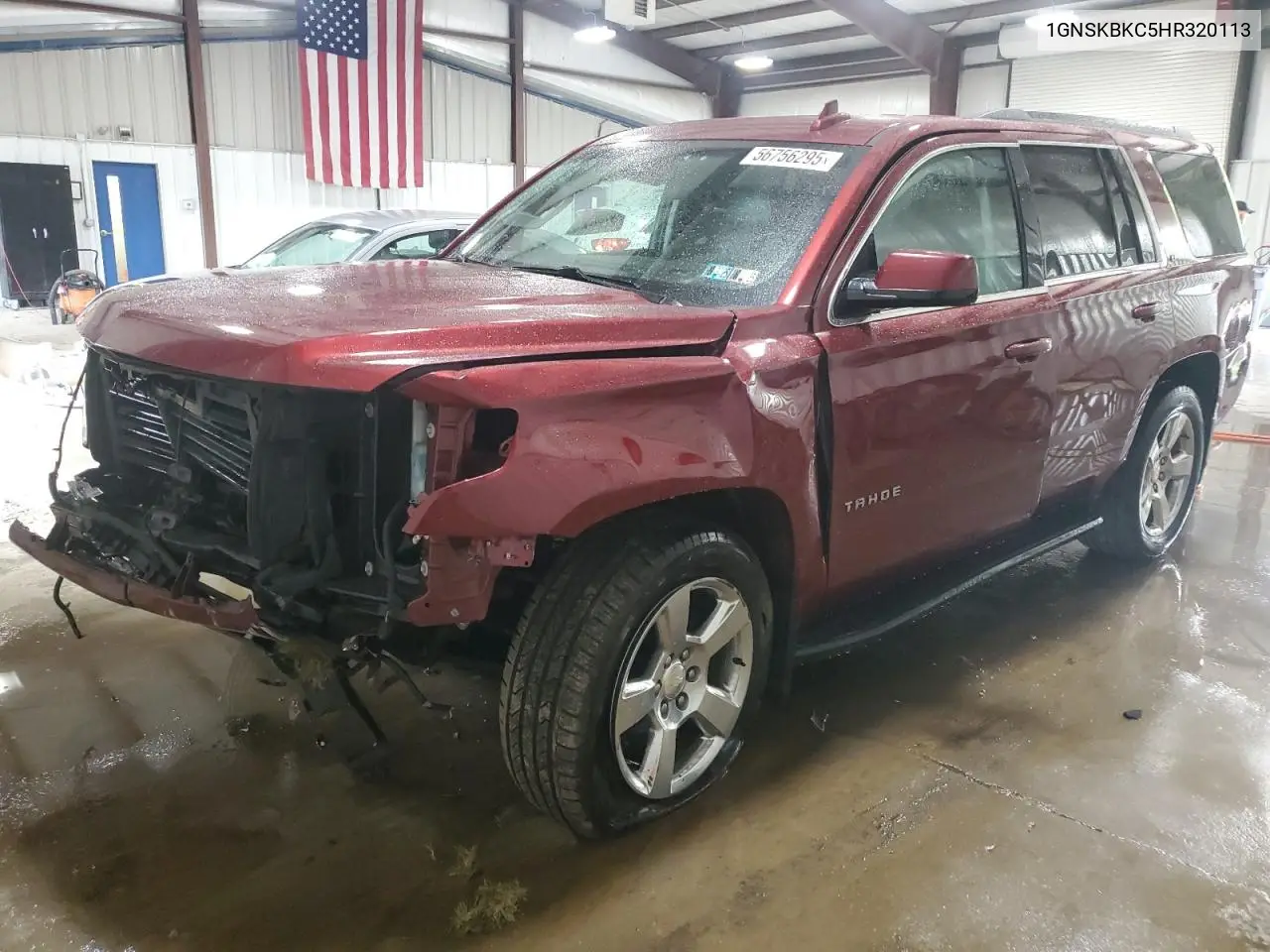 1gnskbkc5hr320113 1GNSKBKC5HR320113 2017 Chevrolet Tahoe K1500 Lt