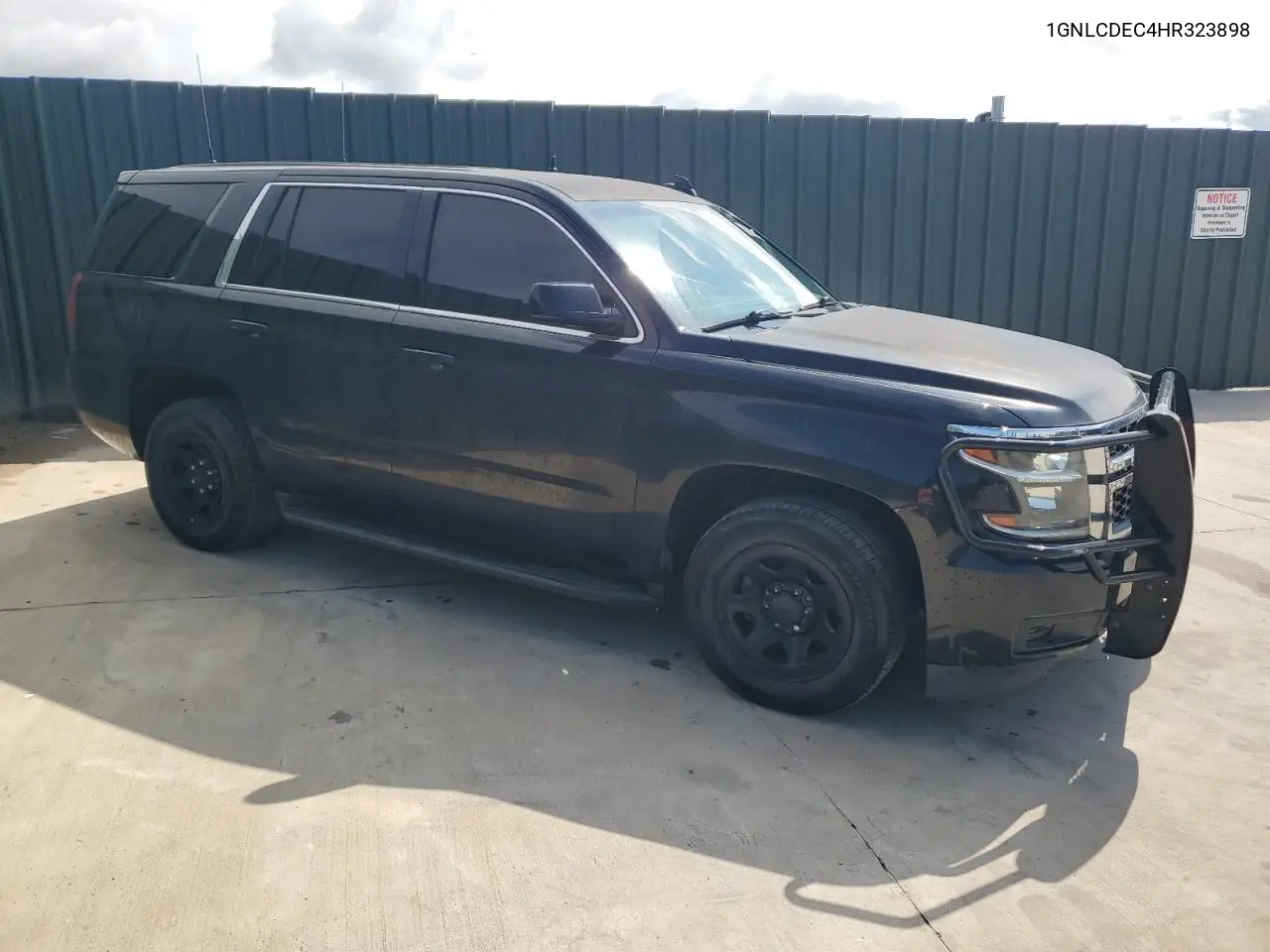 2017 Chevrolet Tahoe Police VIN: 1GNLCDEC4HR323898 Lot: 59538805