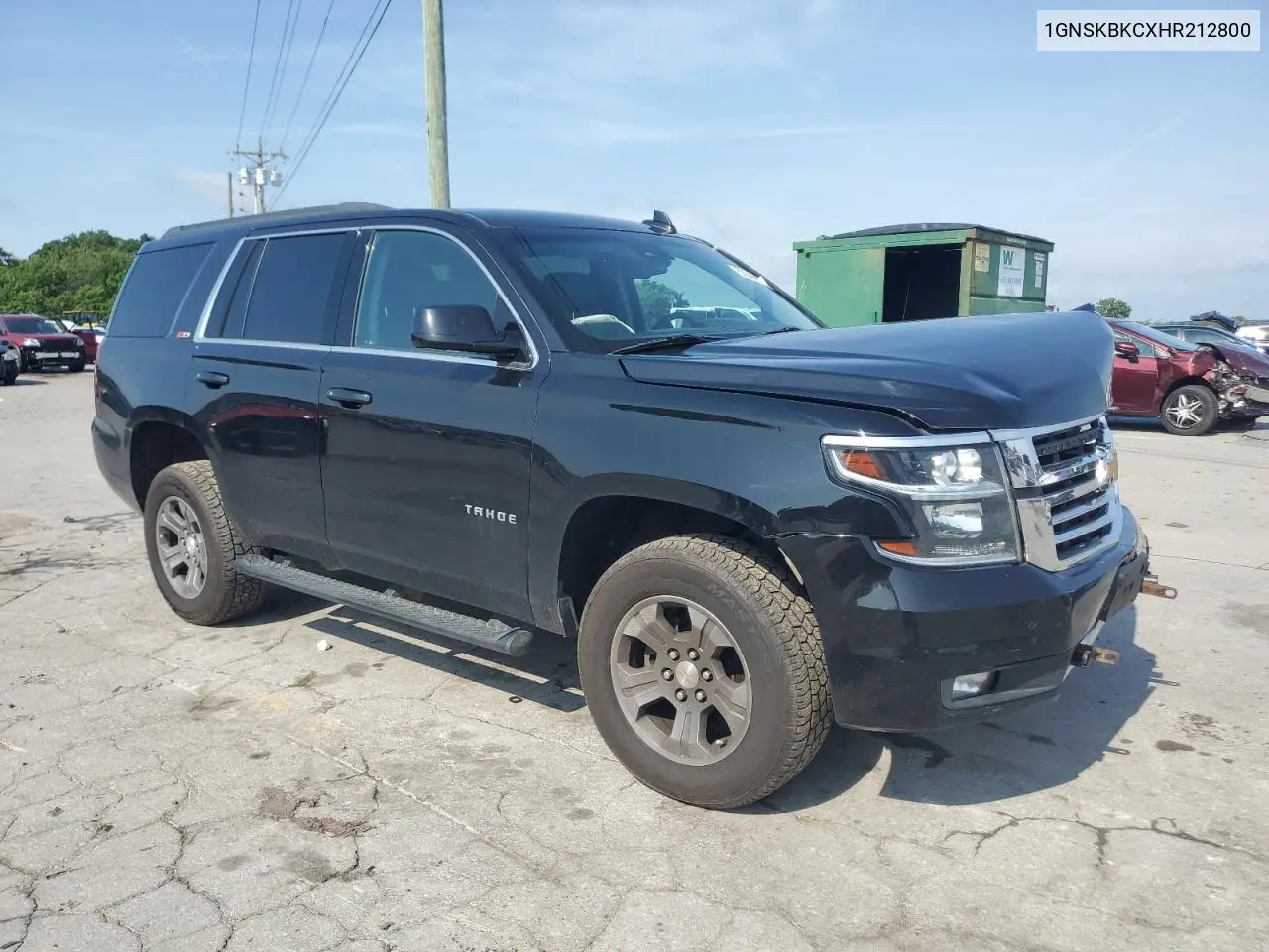 2017 Chevrolet Tahoe K1500 Lt VIN: 1GNSKBKCXHR212800 Lot: 62949665