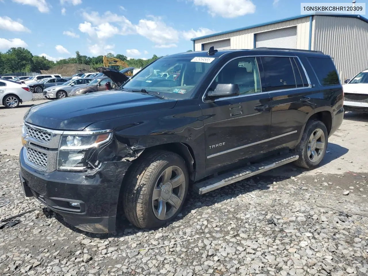 2017 Chevrolet Tahoe K1500 Lt VIN: 1GNSKBKC8HR120309 Lot: 62959585