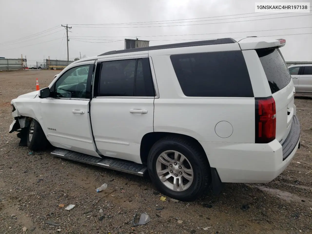 2017 Chevrolet Tahoe K1500 Ls VIN: 1GNSKAKC4HR197138 Lot: 63305415
