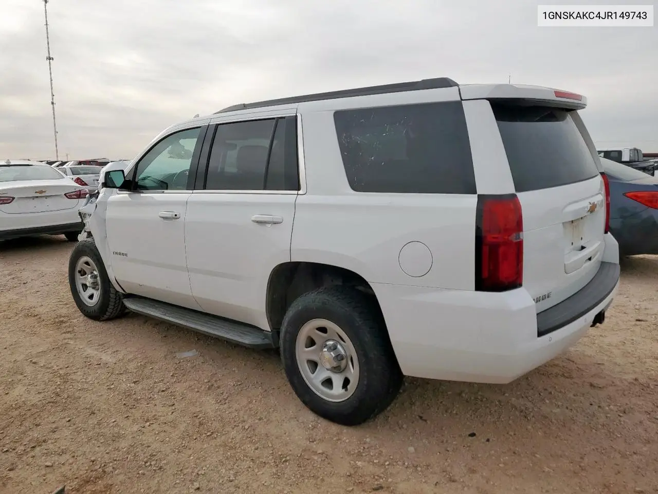 2018 Chevrolet Tahoe K1500 Ls VIN: 1GNSKAKC4JR149743 Lot: 50081815