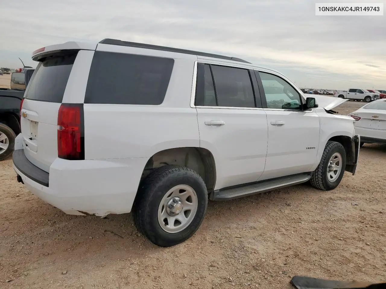 2018 Chevrolet Tahoe K1500 Ls VIN: 1GNSKAKC4JR149743 Lot: 50081815