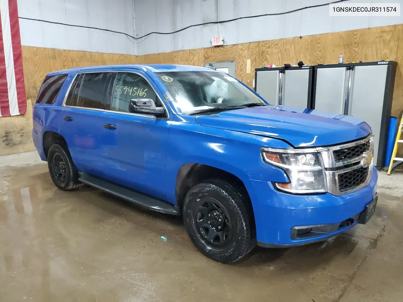 2018 Chevrolet Tahoe Police VIN: 1GNSKDEC0JR311574 Lot: 55945165