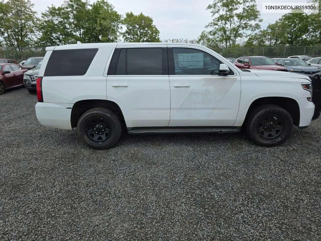 2018 Chevrolet Tahoe Police VIN: 1GNSKDEC6JR359306 Lot: 57100015