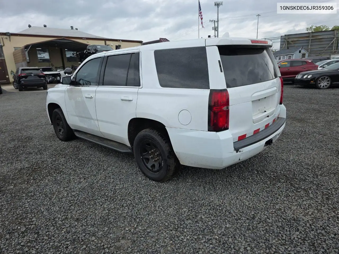 2018 Chevrolet Tahoe Police VIN: 1GNSKDEC6JR359306 Lot: 57100015