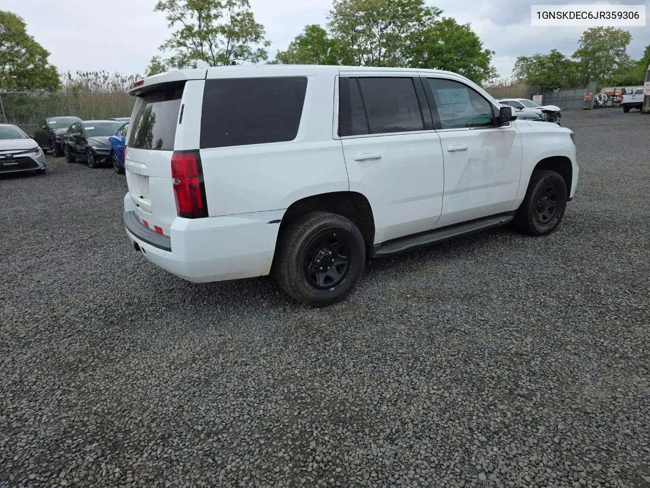 2018 Chevrolet Tahoe Police VIN: 1GNSKDEC6JR359306 Lot: 57100015