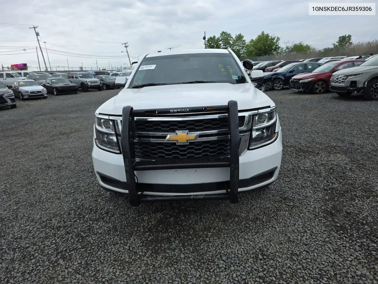 2018 Chevrolet Tahoe Police VIN: 1GNSKDEC6JR359306 Lot: 57100015