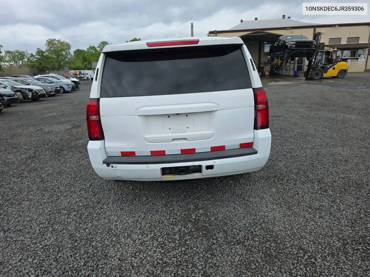 2018 Chevrolet Tahoe Police VIN: 1GNSKDEC6JR359306 Lot: 57100015