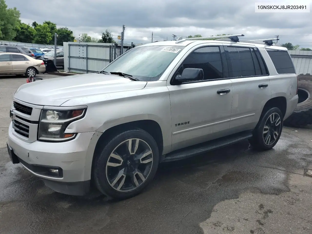 2018 Chevrolet Tahoe K1500 Premier VIN: 1GNSKCKJ8JR203491 Lot: 58861575