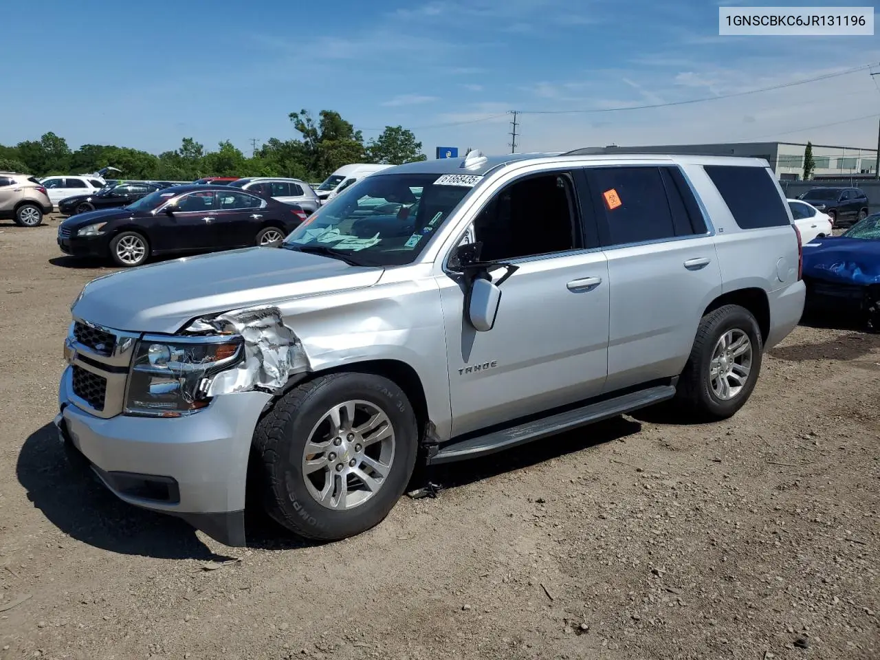 2018 Chevrolet Tahoe C1500 Lt VIN: 1GNSCBKC6JR131196 Lot: 61868435