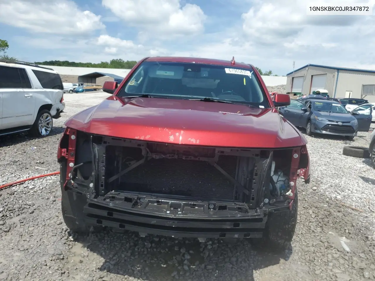 2018 Chevrolet Tahoe K1500 Lt VIN: 1GNSKBKC0JR347872 Lot: 61965835