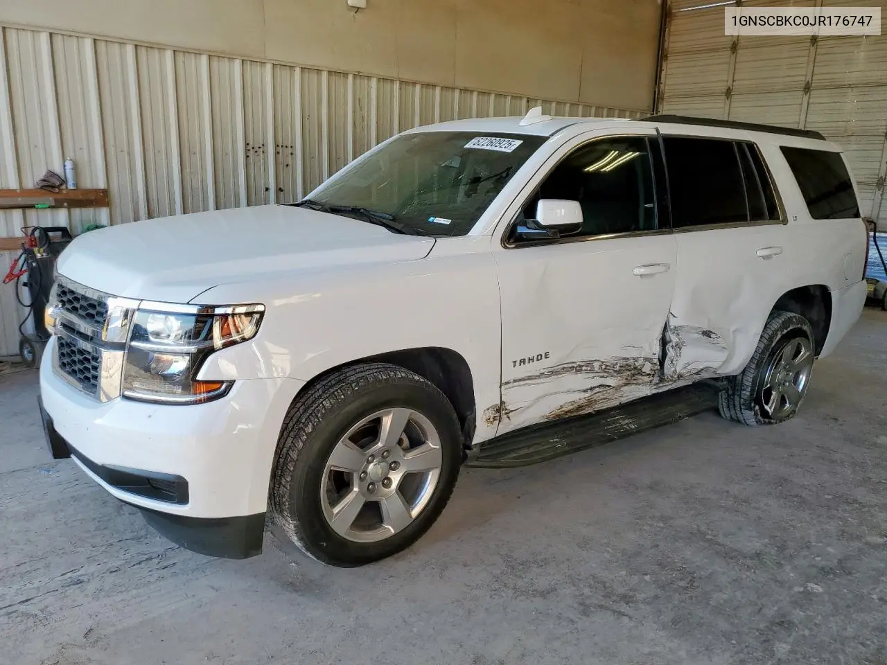 2018 Chevrolet Tahoe C1500 Lt VIN: 1GNSCBKC0JR176747 Lot: 62260925