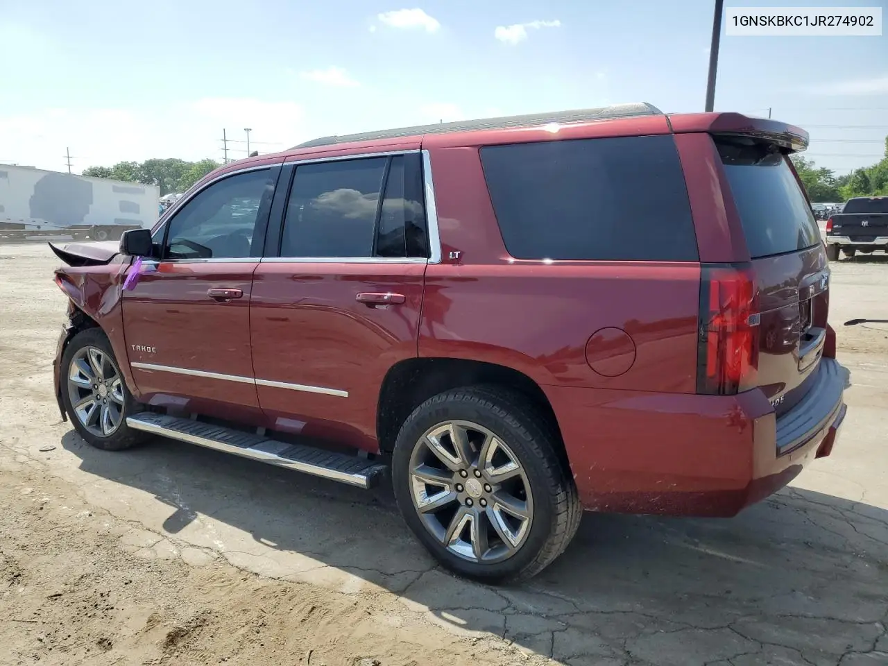 2018 Chevrolet Tahoe K1500 Lt VIN: 1GNSKBKC1JR274902 Lot: 62275875