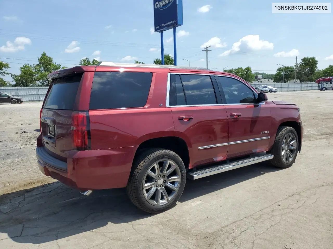 2018 Chevrolet Tahoe K1500 Lt VIN: 1GNSKBKC1JR274902 Lot: 62275875