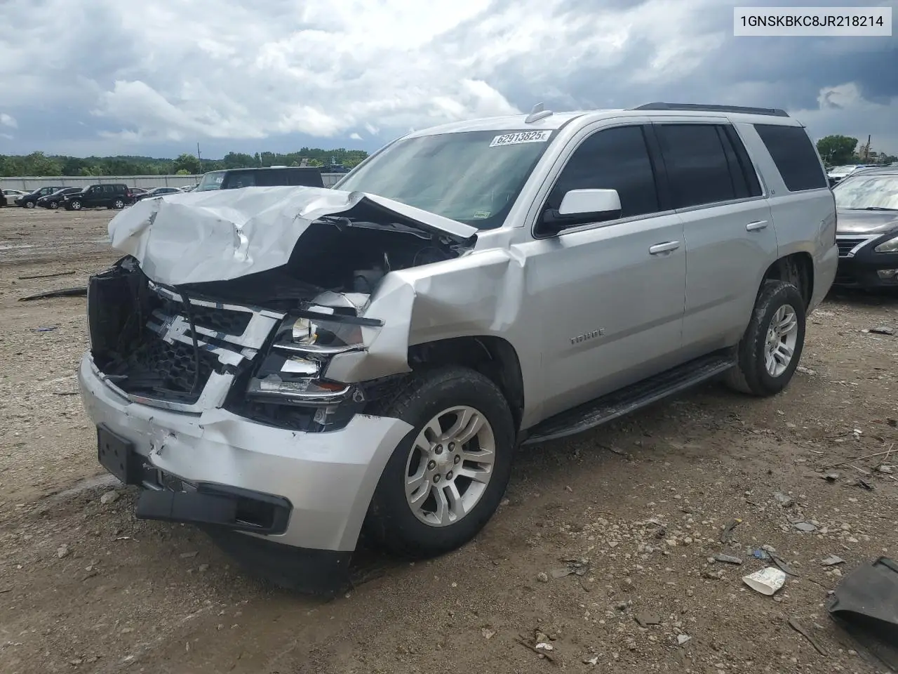 2018 Chevrolet Tahoe K1500 Lt VIN: 1GNSKBKC8JR218214 Lot: 62913825