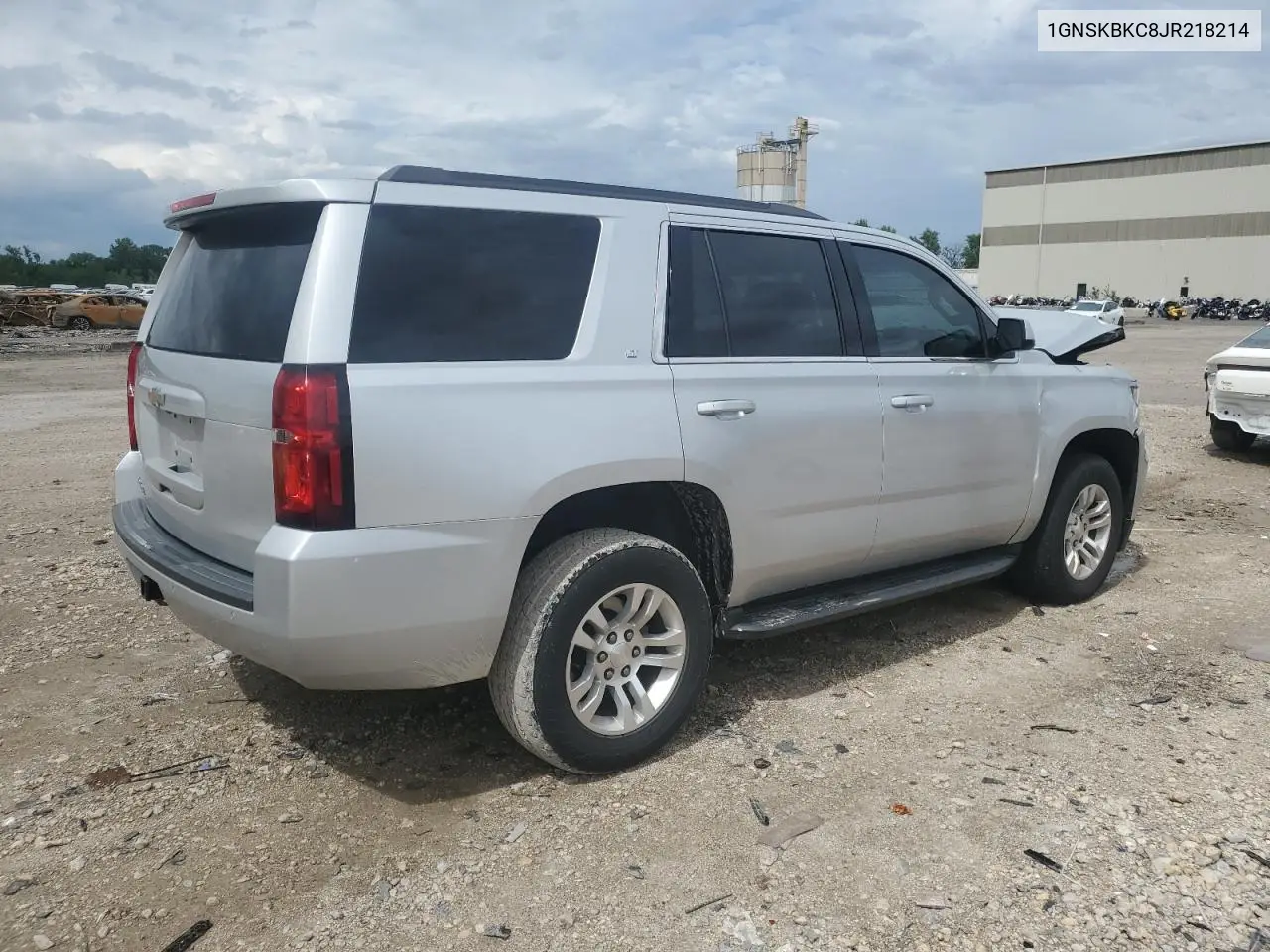 2018 Chevrolet Tahoe K1500 Lt VIN: 1GNSKBKC8JR218214 Lot: 62913825