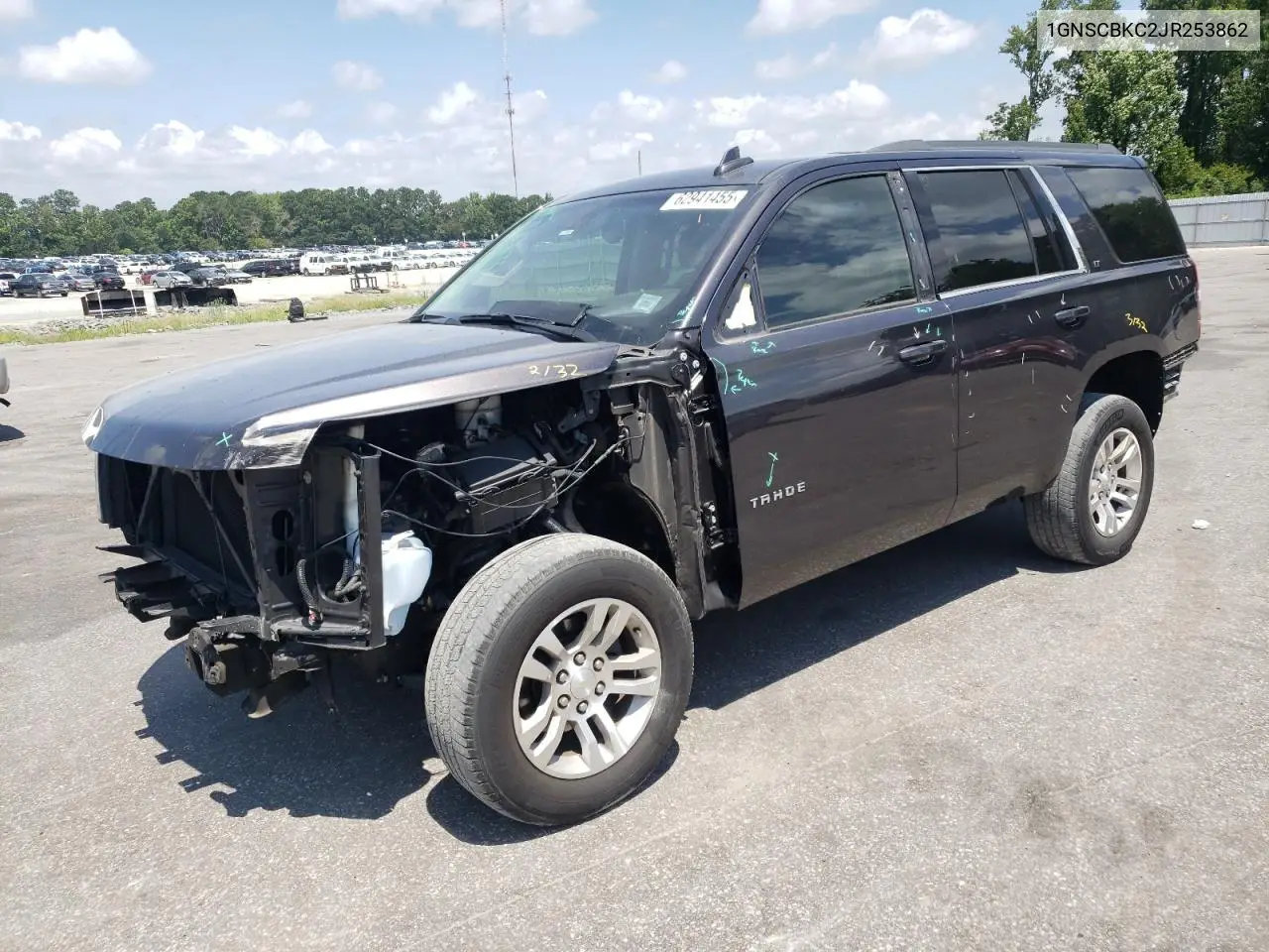 2018 Chevrolet Tahoe C1500 Lt VIN: 1GNSCBKC2JR253862 Lot: 62941455