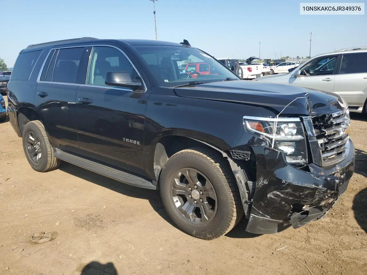 2018 Chevrolet Tahoe K1500 Ls VIN: 1GNSKAKC6JR349376 Lot: 63391835