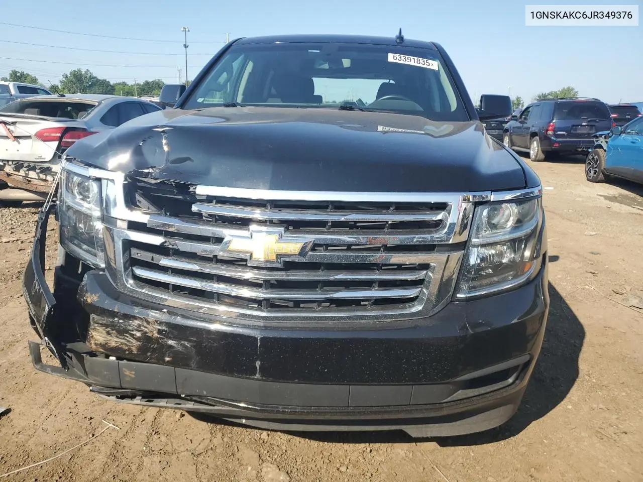 2018 Chevrolet Tahoe K1500 Ls VIN: 1GNSKAKC6JR349376 Lot: 63391835