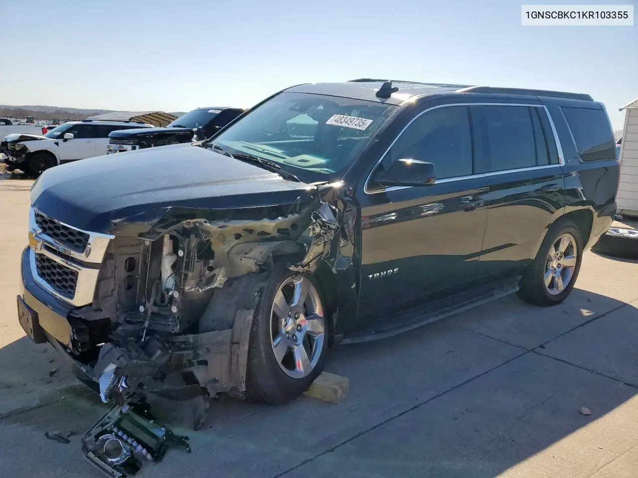 2019 Chevrolet Tahoe C1500 Lt VIN: 1GNSCBKC1KR103355 Lot: 48349735