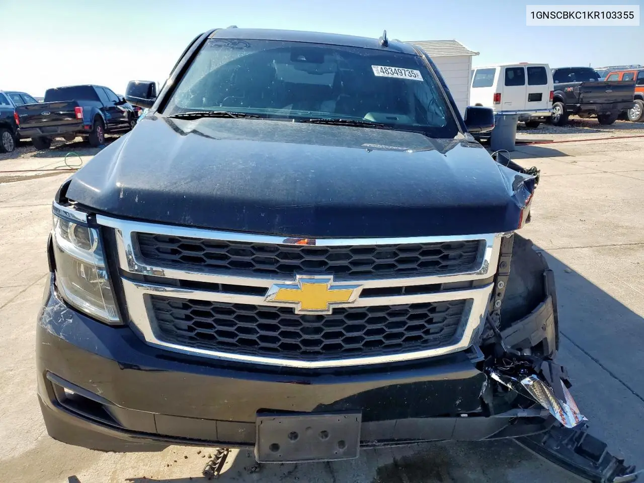 2019 Chevrolet Tahoe C1500 Lt VIN: 1GNSCBKC1KR103355 Lot: 48349735