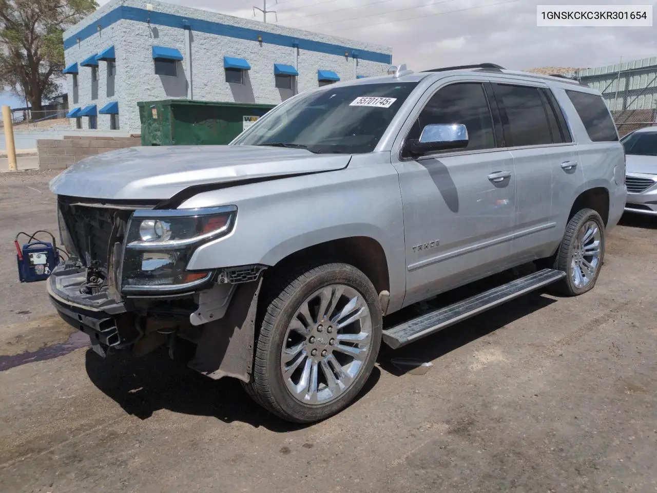 2019 Chevrolet Tahoe K1500 Premier VIN: 1GNSKCKC3KR301654 Lot: 55701745