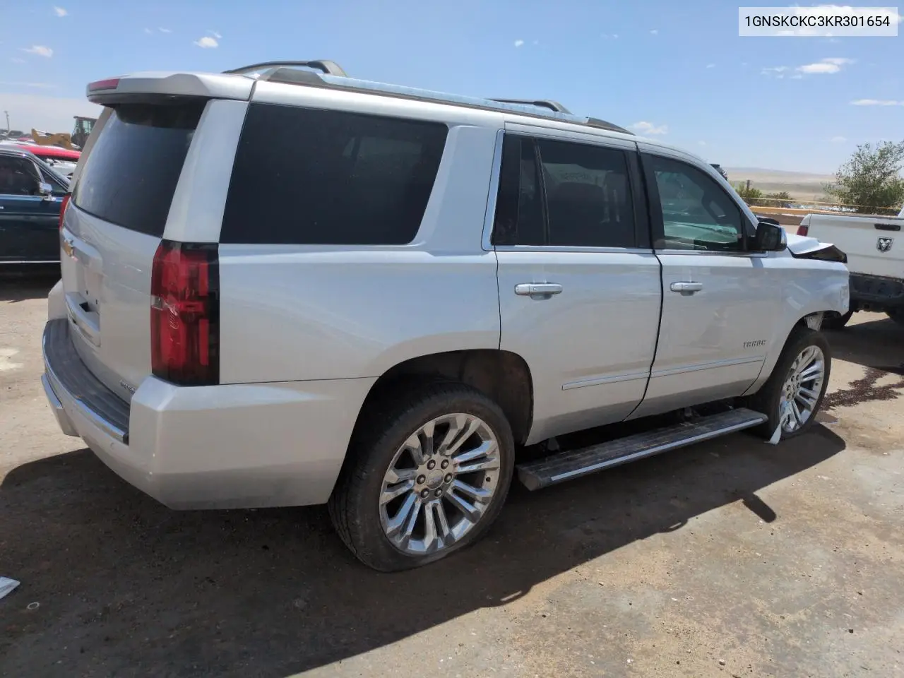 2019 Chevrolet Tahoe K1500 Premier VIN: 1GNSKCKC3KR301654 Lot: 55701745