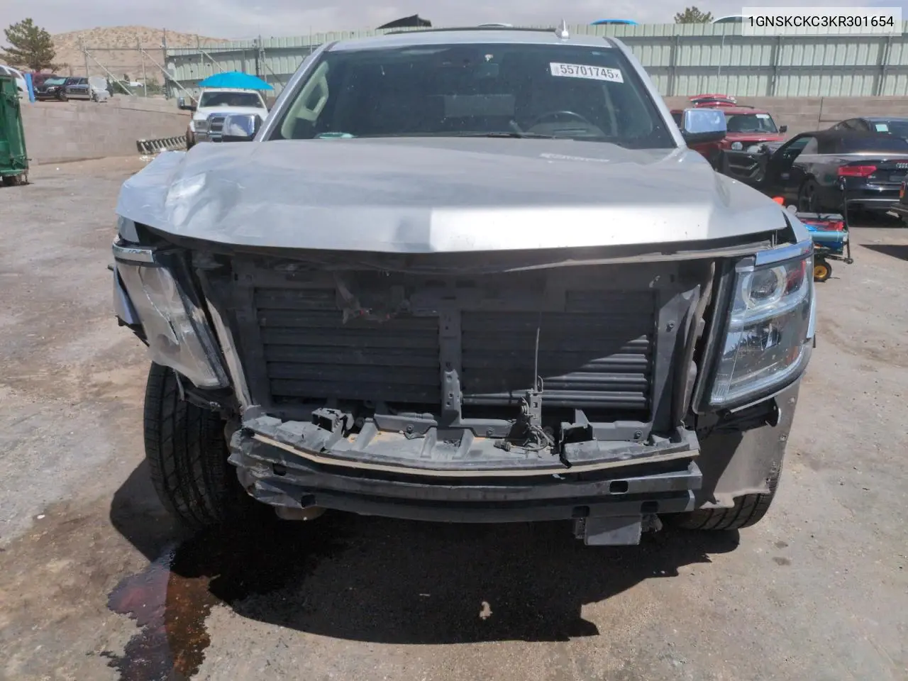 2019 Chevrolet Tahoe K1500 Premier VIN: 1GNSKCKC3KR301654 Lot: 55701745