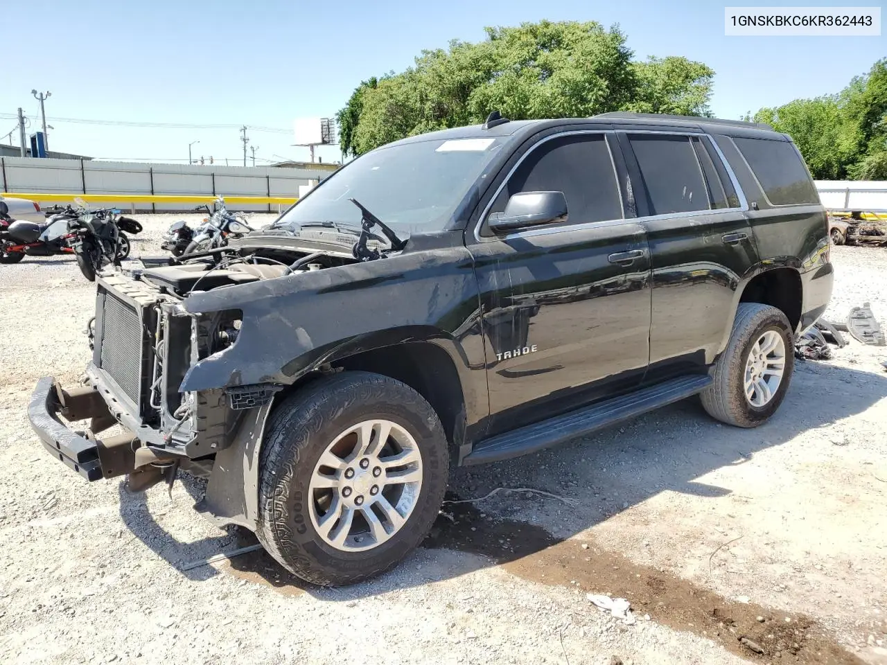 2019 Chevrolet Tahoe K1500 Lt VIN: 1GNSKBKC6KR362443 Lot: 56574775