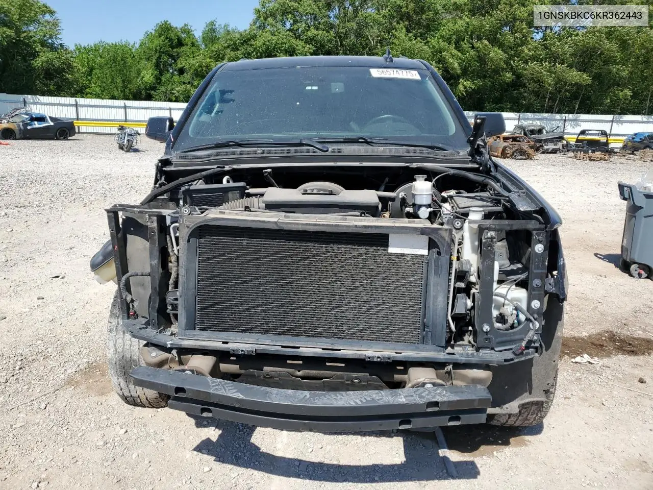 2019 Chevrolet Tahoe K1500 Lt VIN: 1GNSKBKC6KR362443 Lot: 56574775