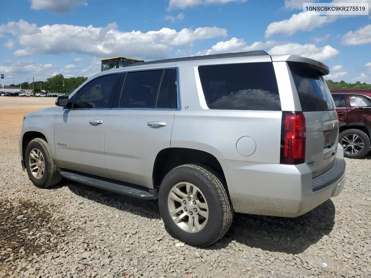 2019 Chevrolet Tahoe C1500 Lt VIN: 1GNSCBKC9KR275519 Lot: 59212945