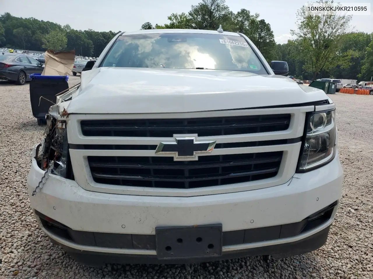 2019 Chevrolet Tahoe K1500 Premier VIN: 1GNSKCKJ9KR210595 Lot: 61662255