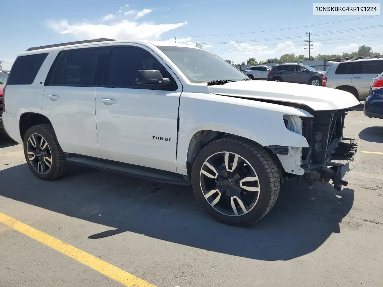 2019 Chevrolet Tahoe K1500 Lt VIN: 1GNSKBKC4KR191224 Lot: 62763935