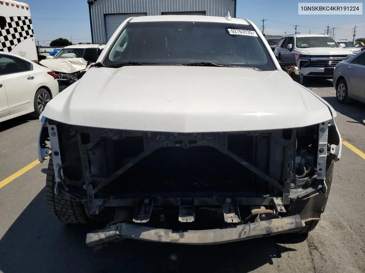 2019 Chevrolet Tahoe K1500 Lt VIN: 1GNSKBKC4KR191224 Lot: 62763935