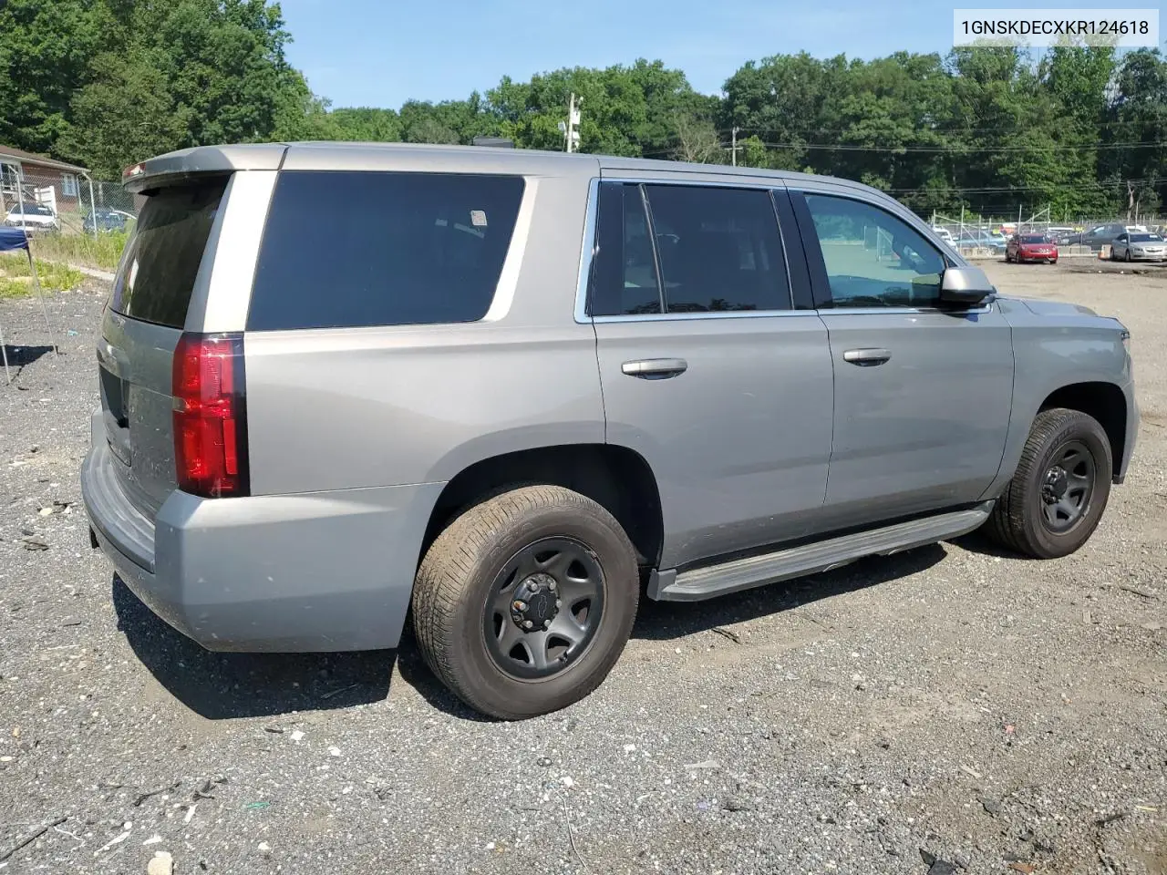 2019 Chevrolet Tahoe Police VIN: 1GNSKDECXKR124618 Lot: 63071915