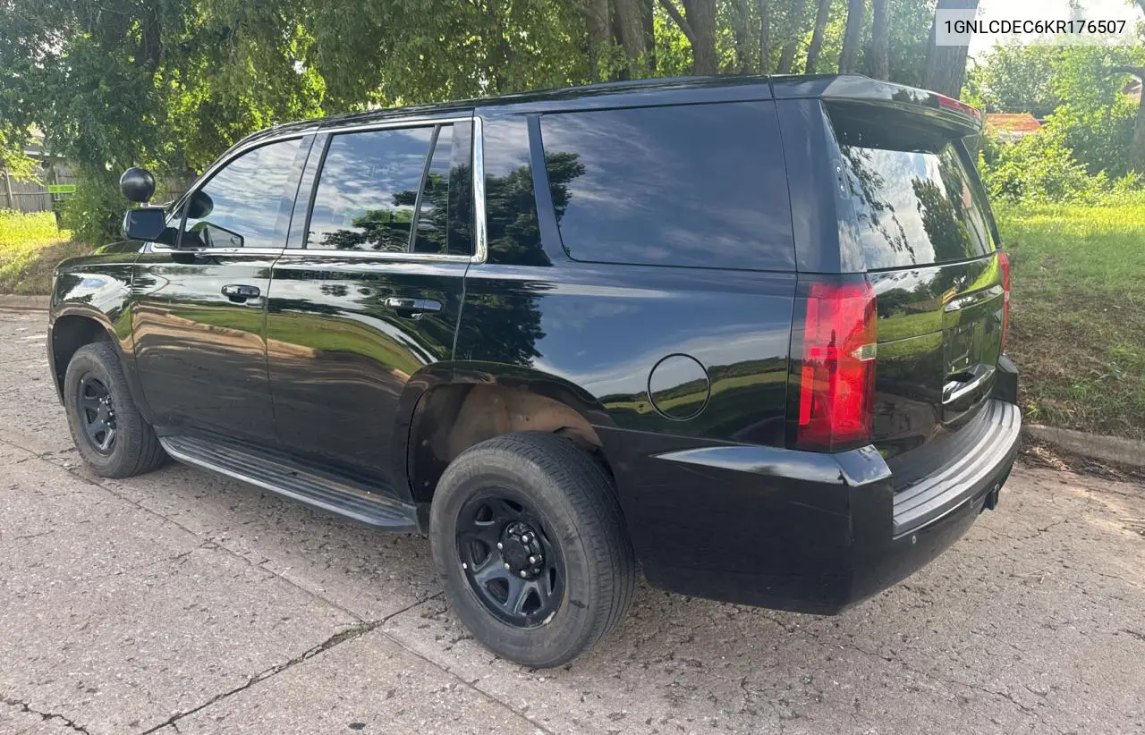 2019 Chevrolet Tahoe Police VIN: 1GNLCDEC6KR176507 Lot: 63872655