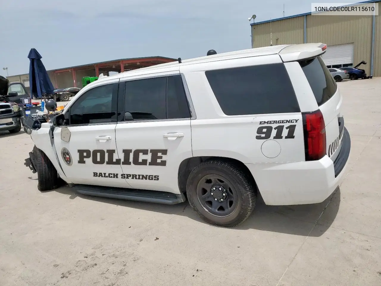 2020 Chevrolet Tahoe Police VIN: 1GNLCDEC0LR115610 Lot: 56468665