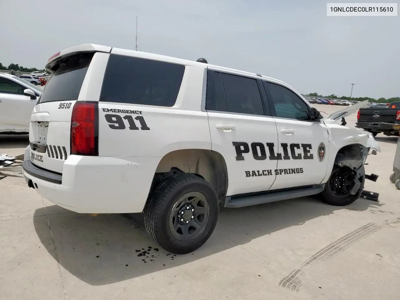 2020 Chevrolet Tahoe Police VIN: 1GNLCDEC0LR115610 Lot: 56468665