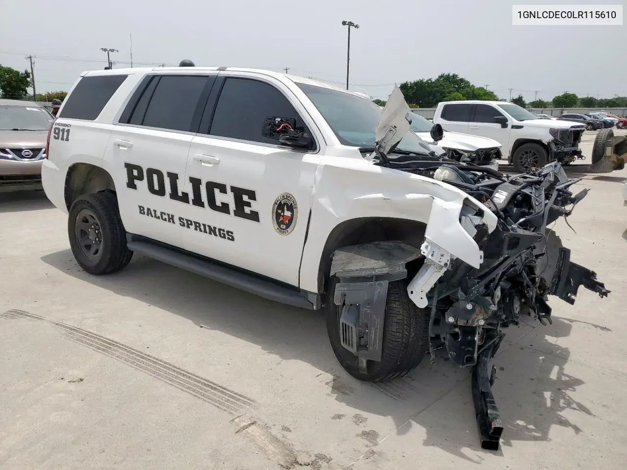 2020 Chevrolet Tahoe Police VIN: 1GNLCDEC0LR115610 Lot: 56468665