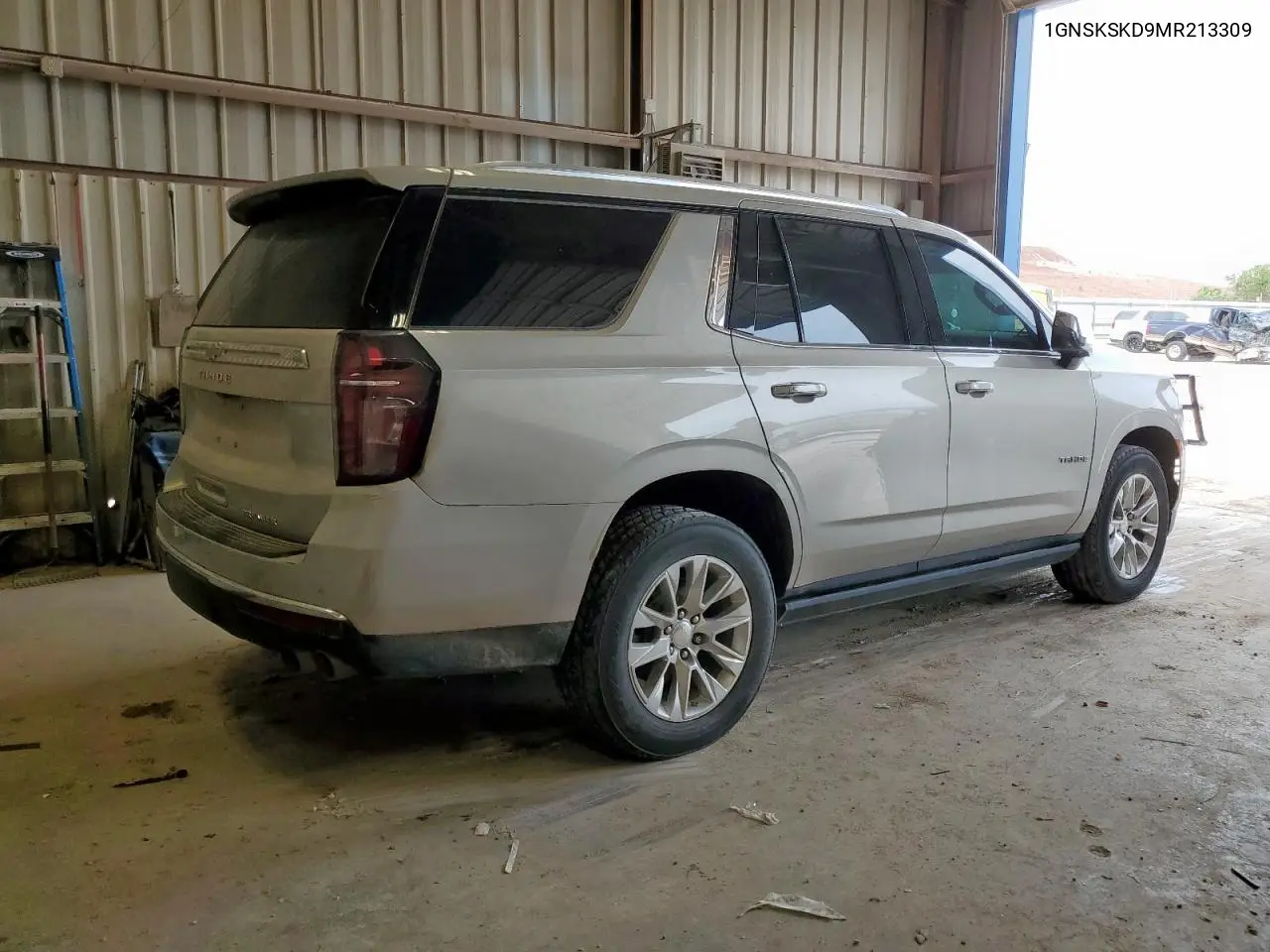 2021 Chevrolet Tahoe K1500 Premier VIN: 1GNSKSKD9MR213309 Lot: 56747575
