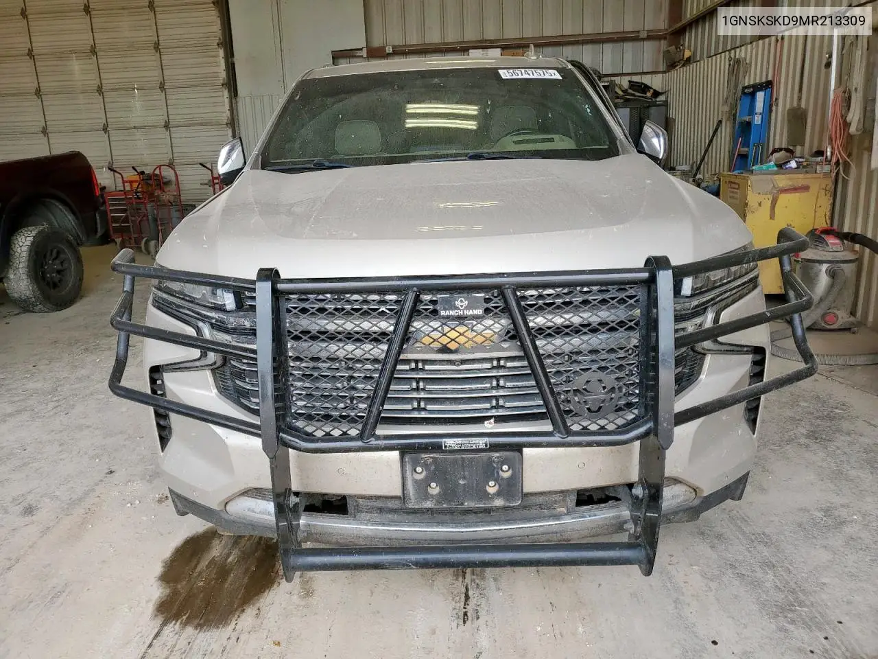 2021 Chevrolet Tahoe K1500 Premier VIN: 1GNSKSKD9MR213309 Lot: 56747575