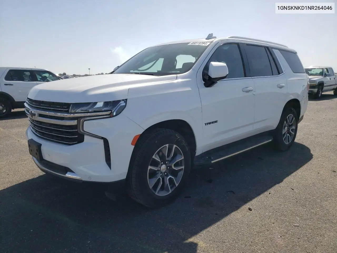 2022 Chevrolet Tahoe K1500 Lt VIN: 1GNSKNKD1NR264046 Lot: 46073284