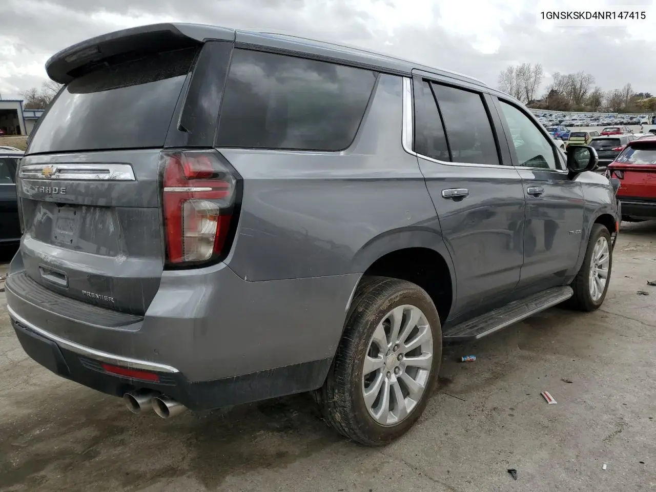 2022 Chevrolet Tahoe K1500 Premier VIN: 1GNSKSKD4NR147415 Lot: 49712705