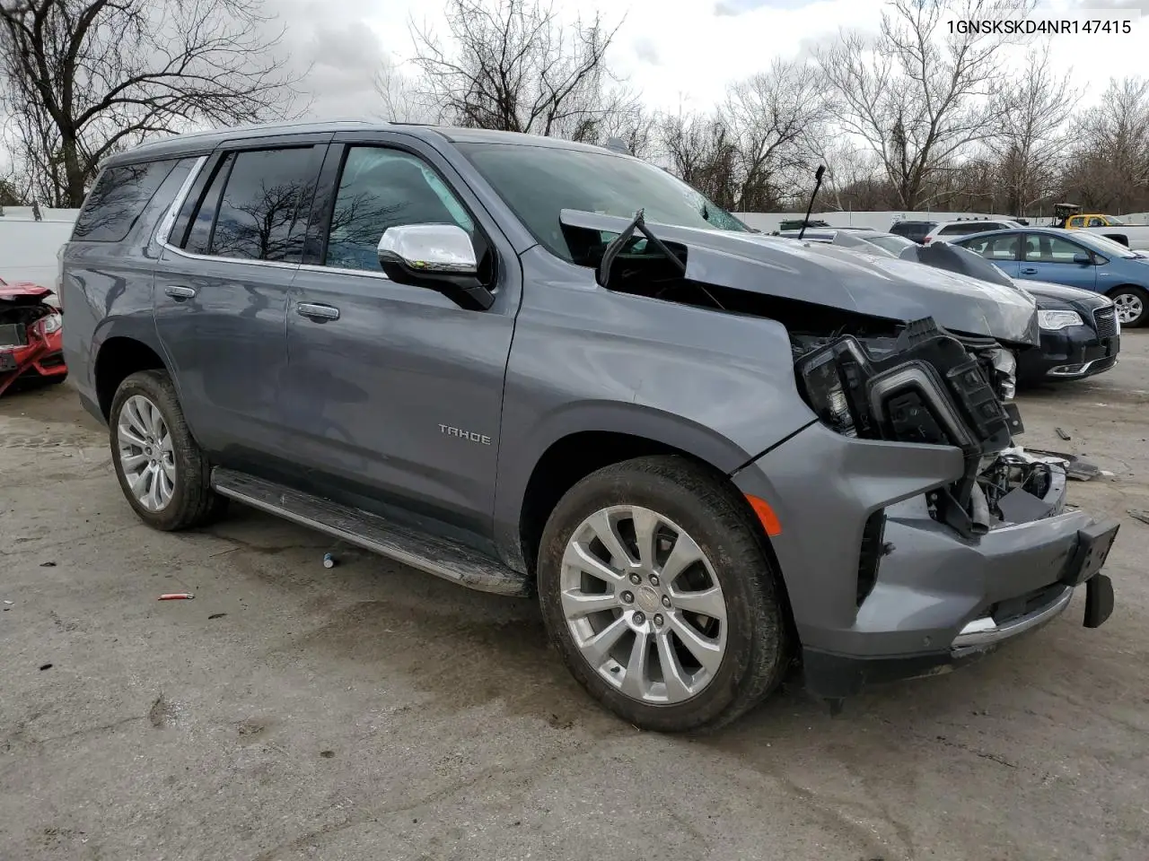 2022 Chevrolet Tahoe K1500 Premier VIN: 1GNSKSKD4NR147415 Lot: 49712705