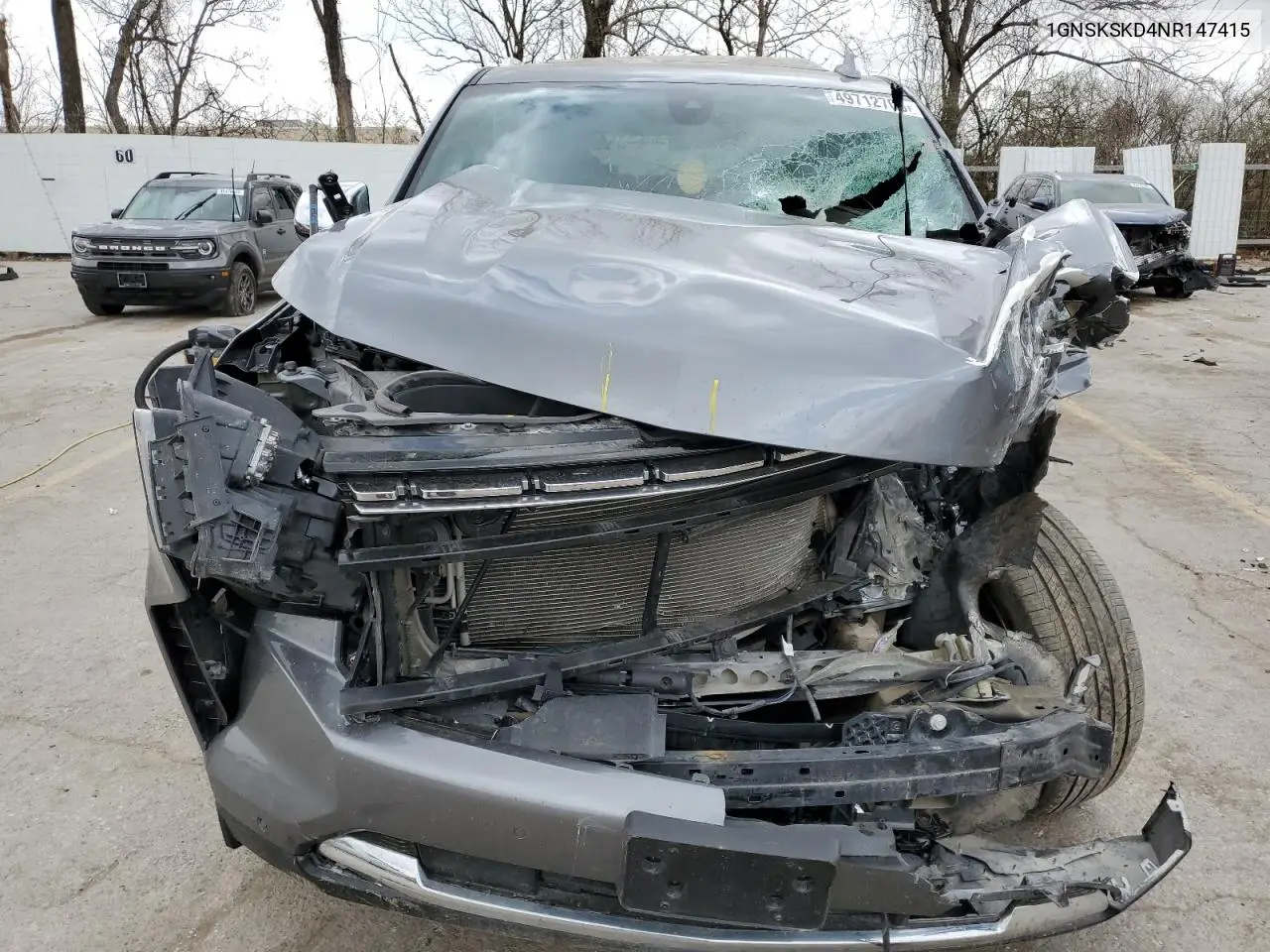 2022 Chevrolet Tahoe K1500 Premier VIN: 1GNSKSKD4NR147415 Lot: 49712705