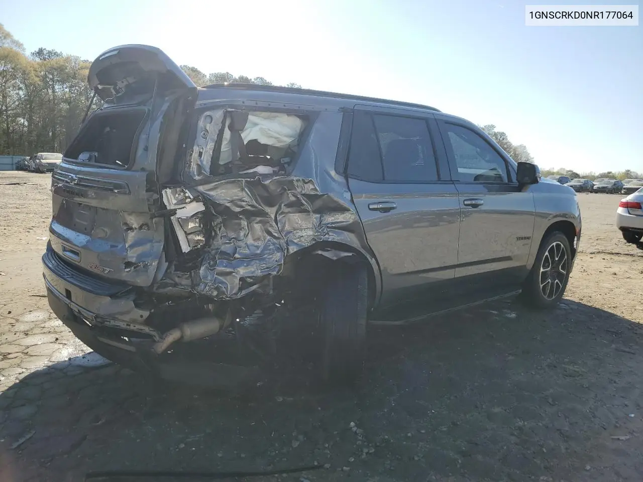 2022 Chevrolet Tahoe C1500 Rst VIN: 1GNSCRKD0NR177064 Lot: 50242115