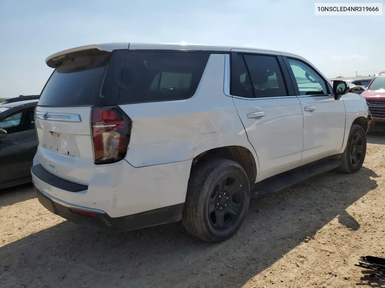 2022 Chevrolet Tahoe C1500 VIN: 1GNSCLED4NR319666 Lot: 50306465