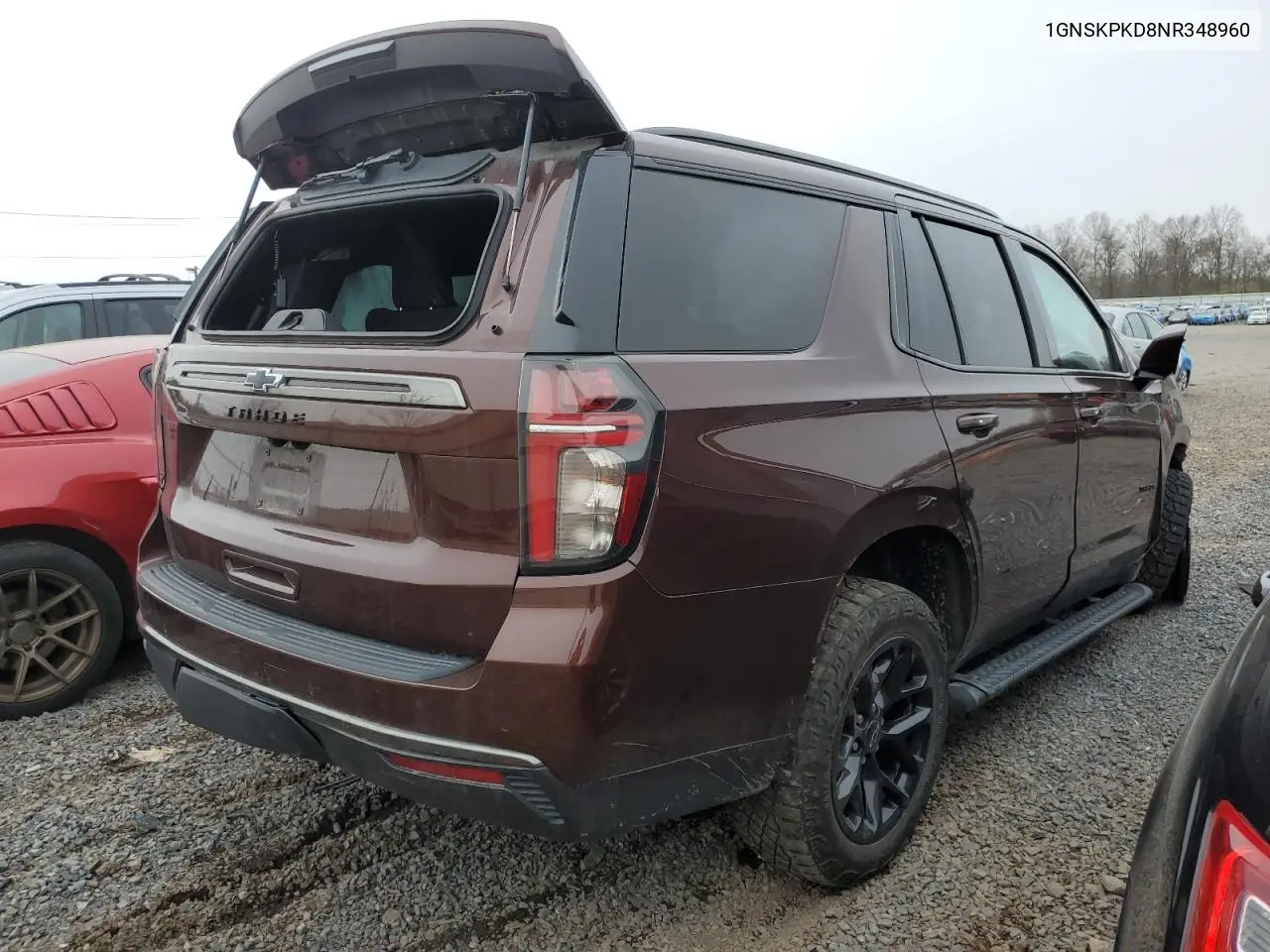 2022 Chevrolet Tahoe K1500 Z71 VIN: 1GNSKPKD8NR348960 Lot: 52483115